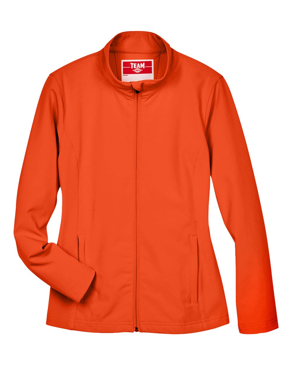 Women's Leader Soft Shell Jacket - Front - B743D9664 - Sport Orange