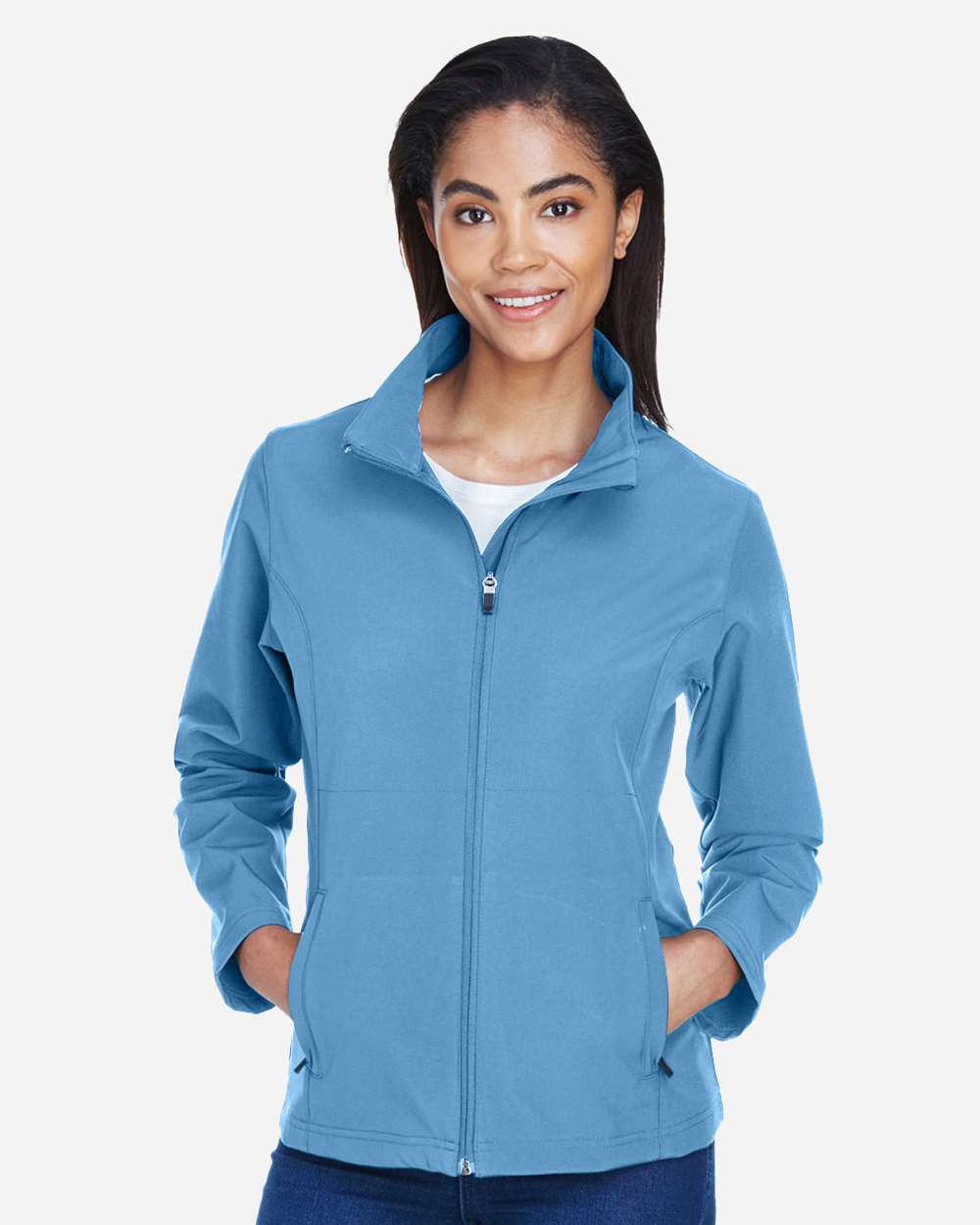 Women's Leader Soft Shell Jacket - OnModelFront - B743D9252 - Sport Light Blue
