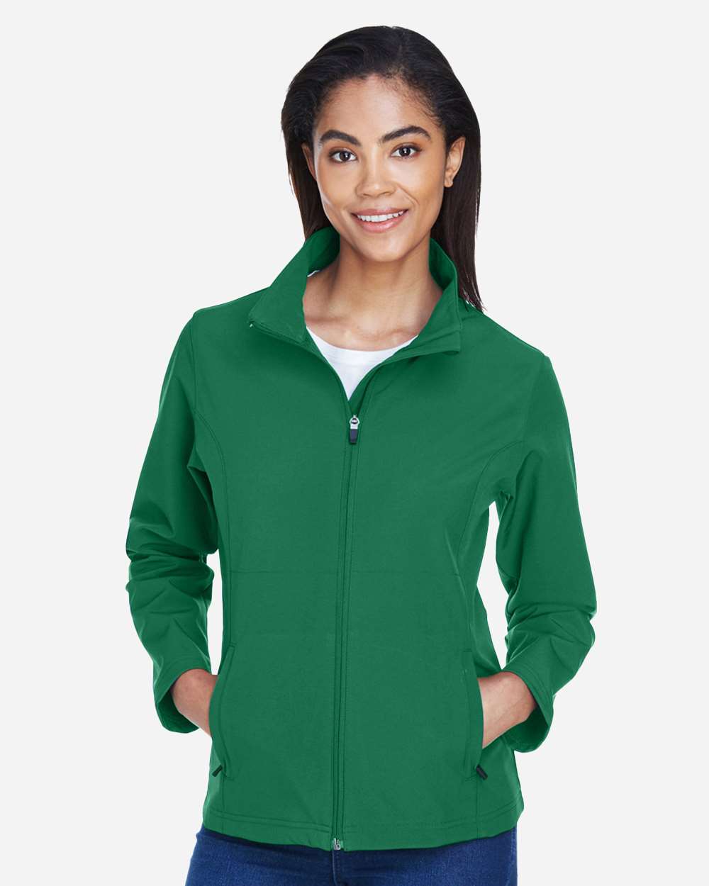 Women's Leader Soft Shell Jacket - OnModelFront - B743D9602 - Sport Kelly