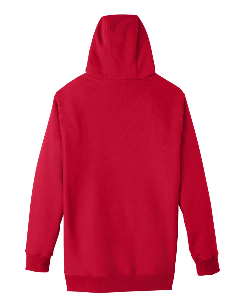 Unisex Zone HydroSport™ Heavyweight Hooded Sweatshirt - Back - B759D9704 - Sport Red