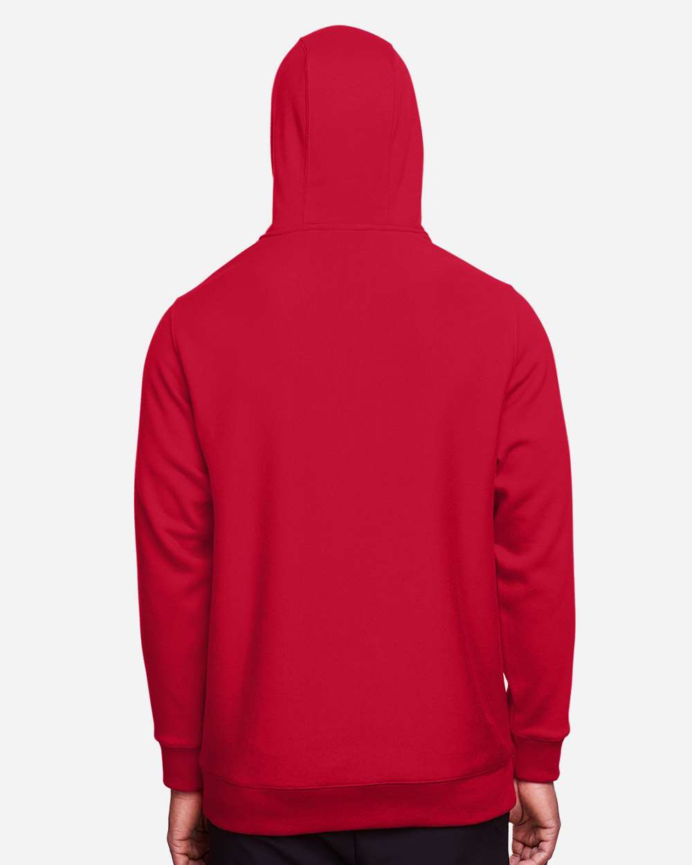 Unisex Zone HydroSport™ Heavyweight Hooded Sweatshirt - OnModelBack - B759D9704 - Sport Red