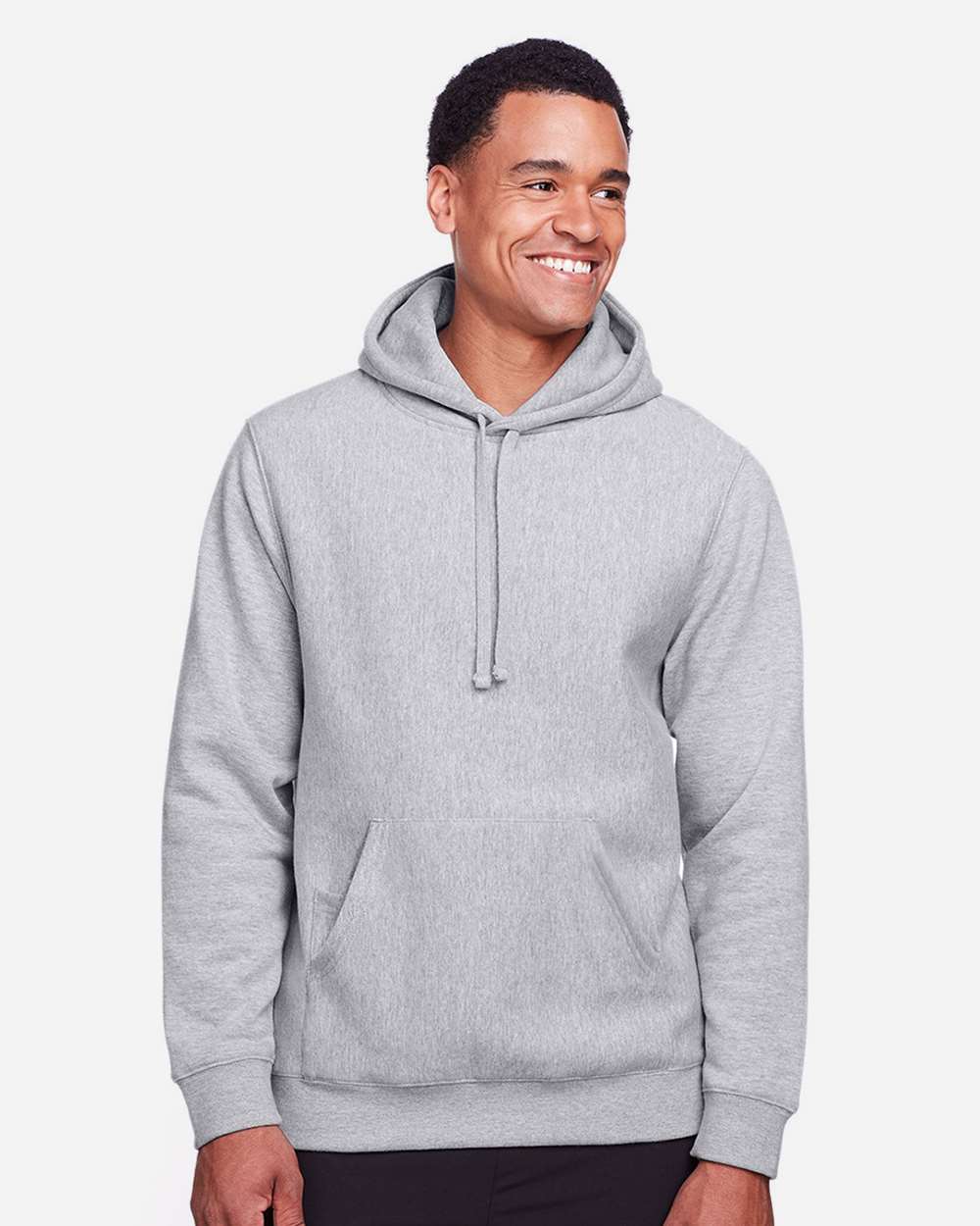 Unisex Zone HydroSport™ Heavyweight Hooded Sweatshirt - OnModelFront - B759D9103 - Athletic Heather