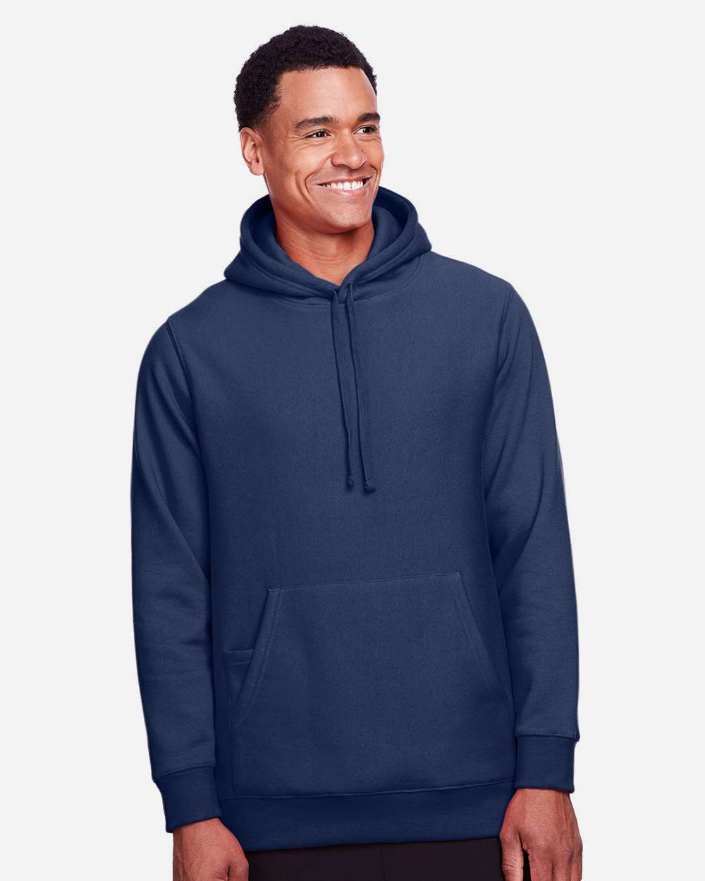 Unisex Zone HydroSport™ Heavyweight Hooded Sweatshirt - OnModelFront - B759D9653 - Sport Dark Navy