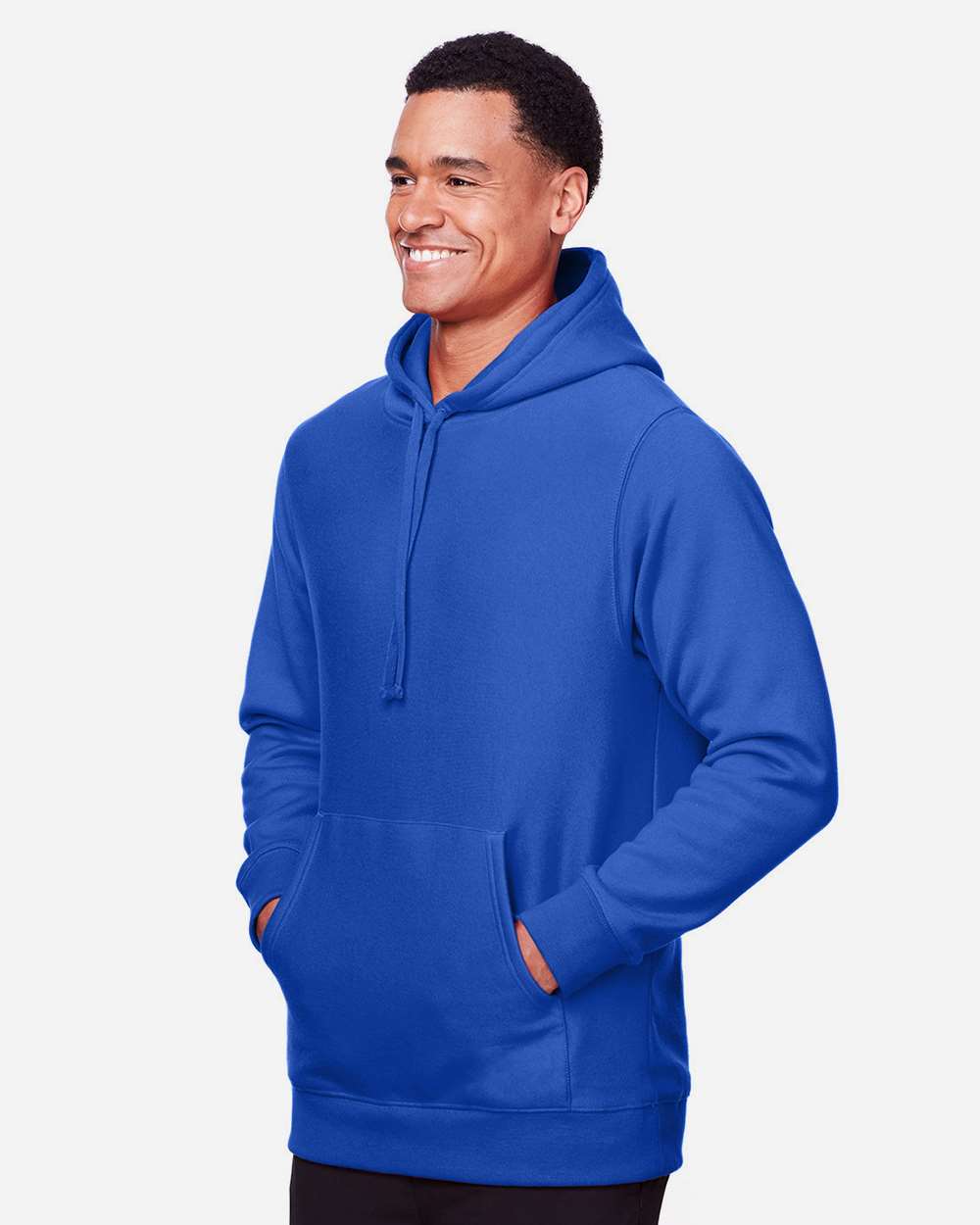 Unisex Zone HydroSport™ Heavyweight Hooded Sweatshirt - OnModelSide - B759D9753 - Sport Royal