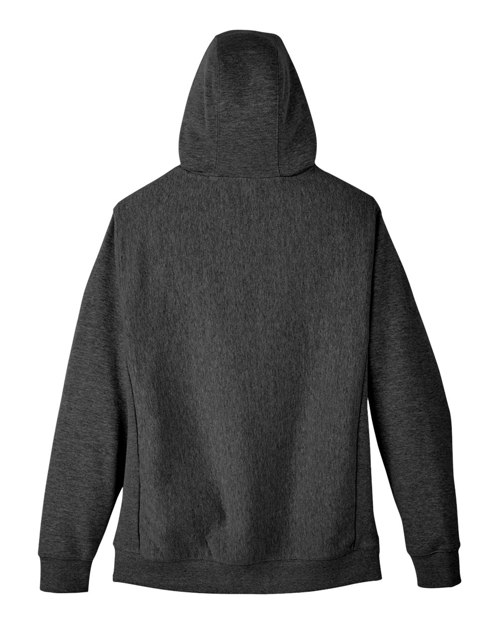 Unisex Zone HydroSport™ Heavyweight Full-Zip Hooded Sweatshirt - Back - B758D9022 - Dark Grey Heather
