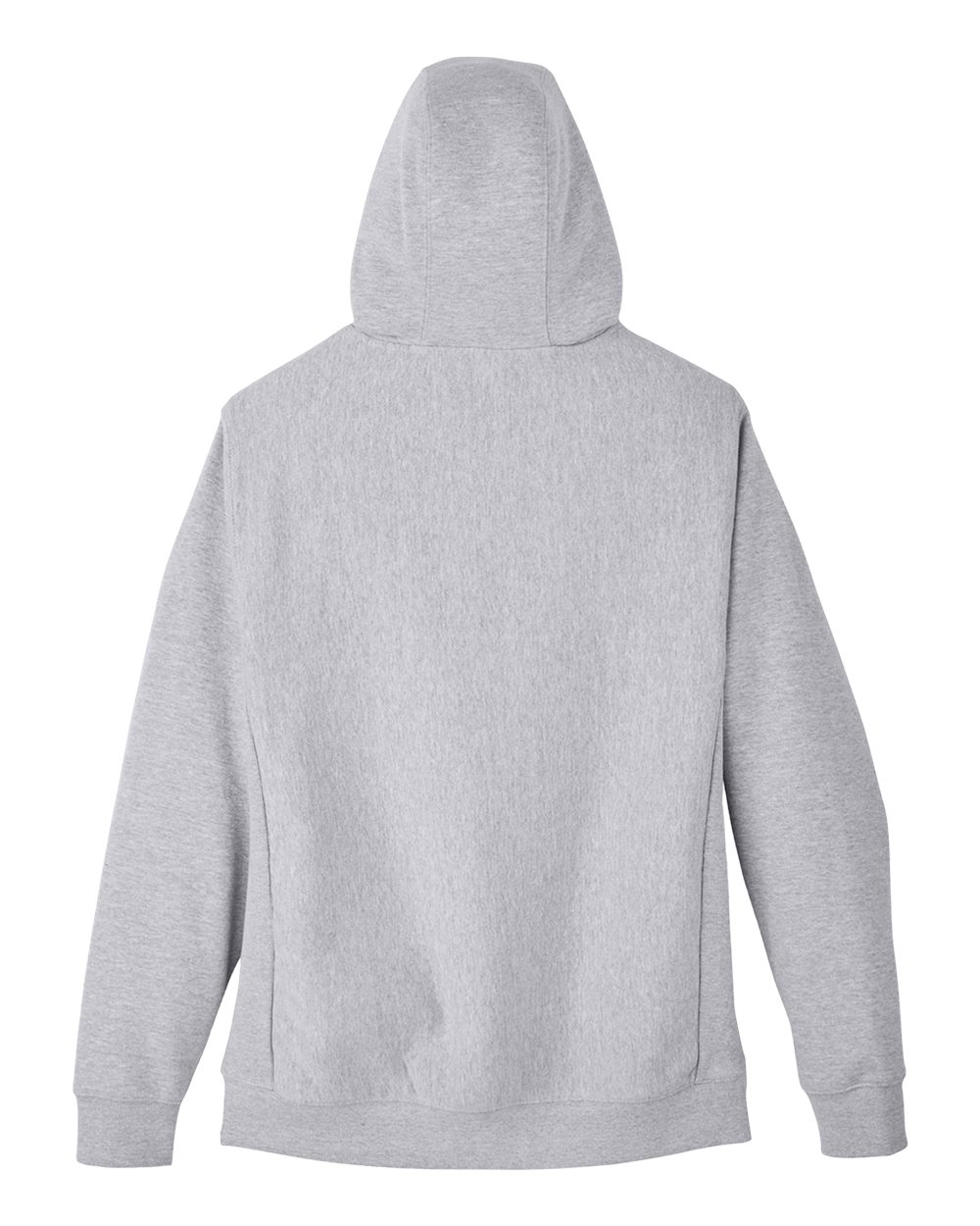 Unisex Zone HydroSport™ Heavyweight Full-Zip Hooded Sweatshirt - Back - B758D9102 - Athletic Heather