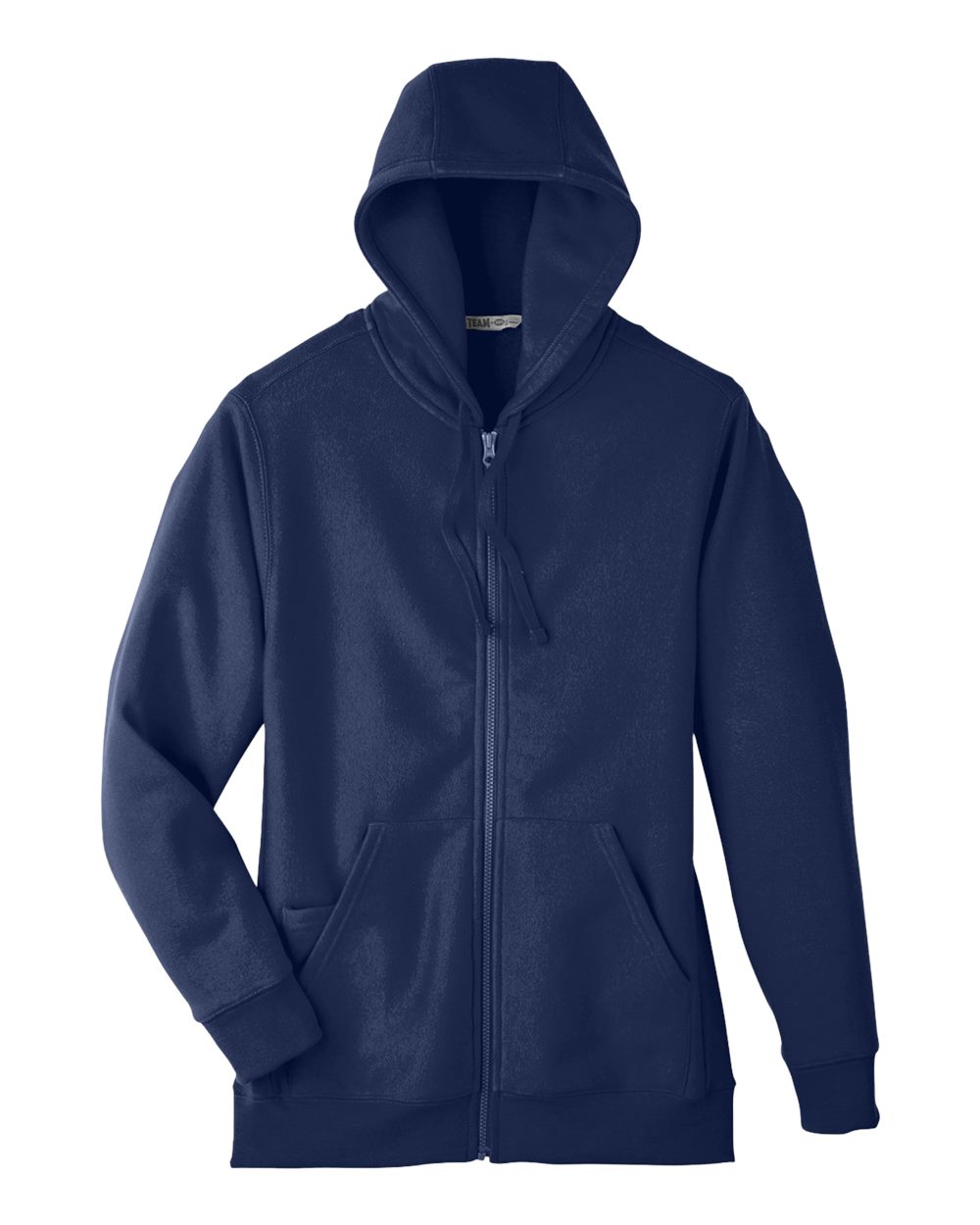 Unisex Zone HydroSport™ Heavyweight Full-Zip Hooded Sweatshirt - Front - B758D9652 - Sport Dark Navy