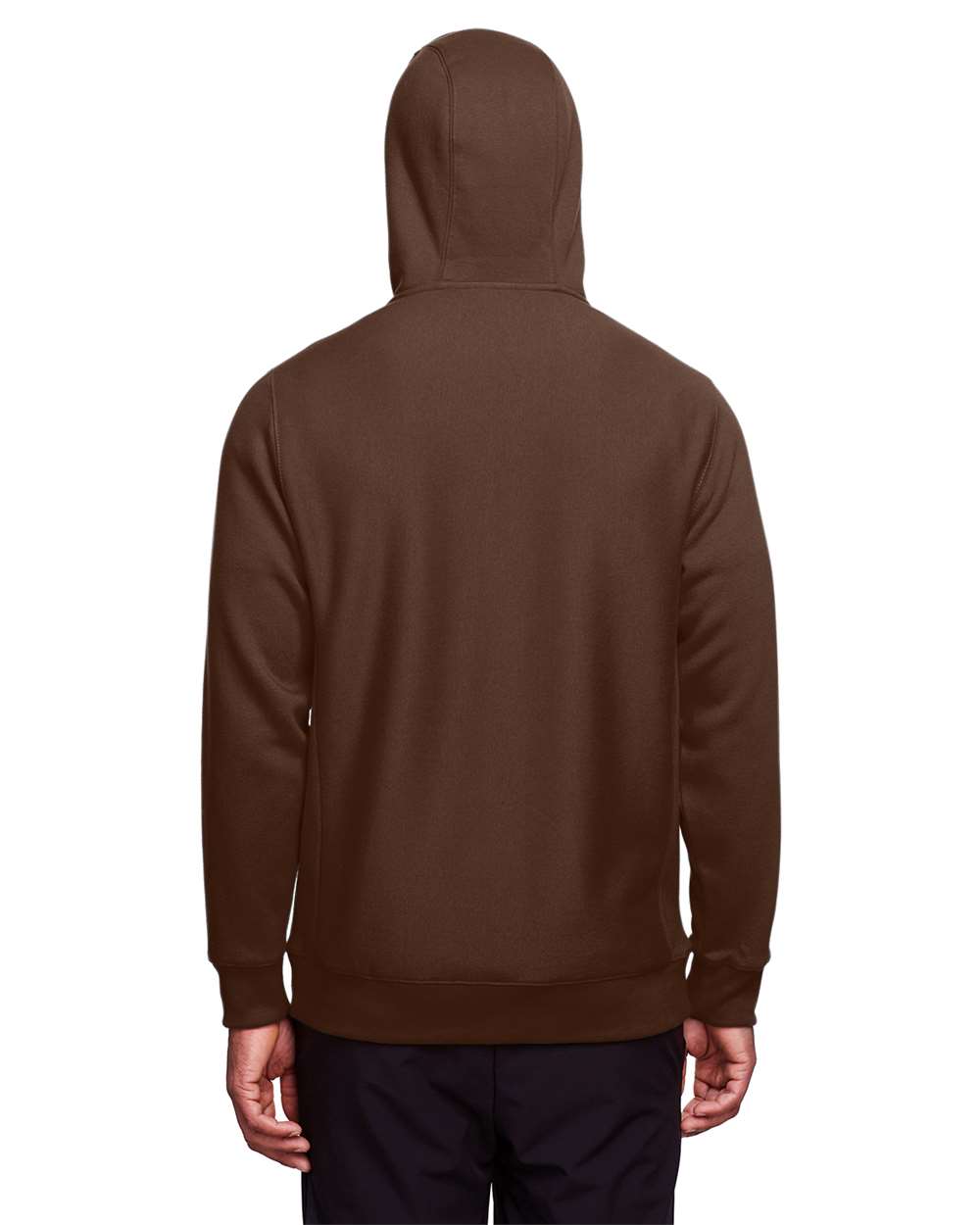 Unisex Zone HydroSport™ Heavyweight Full-Zip Hooded Sweatshirt - OnModelBack - B758D9054 - Sport Dark Brown