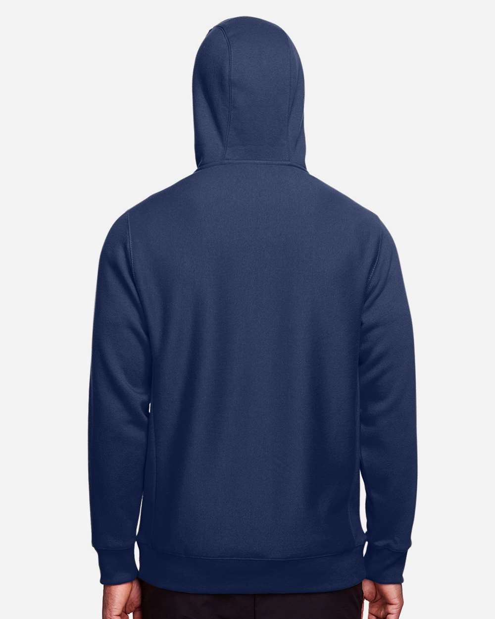 Unisex Zone HydroSport™ Heavyweight Full-Zip Hooded Sweatshirt - OnModelBack - B758D9652 - Sport Dark Navy
