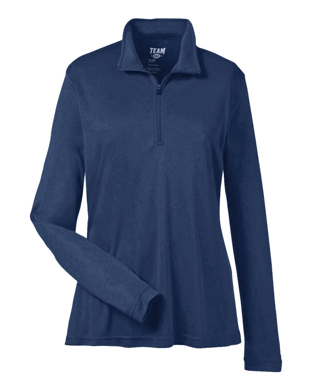 Women's Zone Performance Quarter-Zip Pullover - Front - B704D9652 - Sport Dark Navy