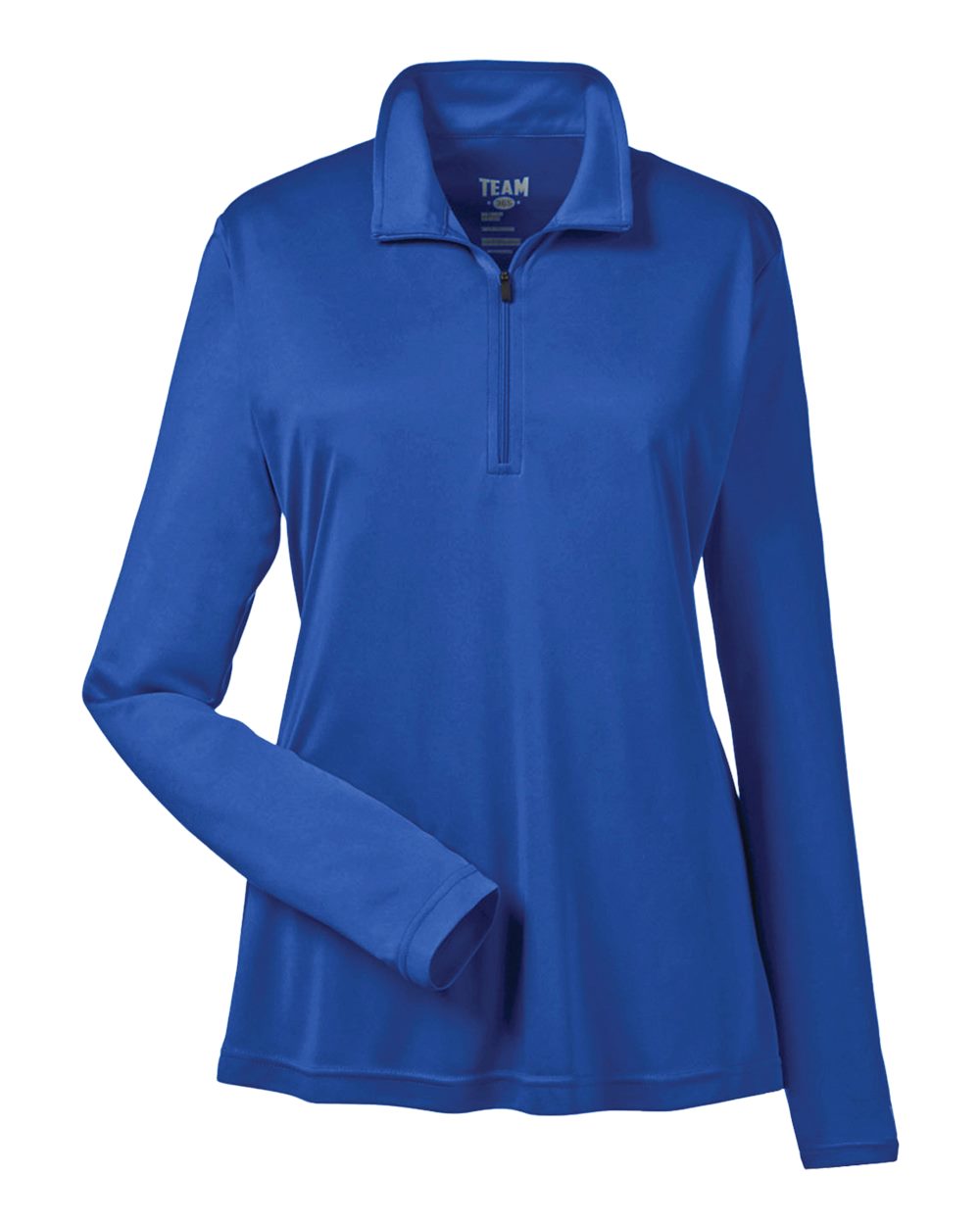 Women's Zone Performance Quarter-Zip Pullover - Front - B704D9752 - Sport Royal
