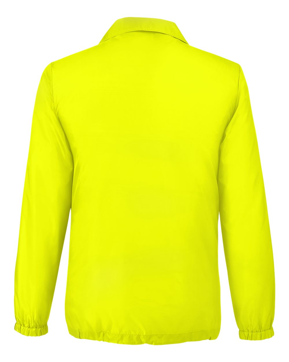 Unisex Zone Protect Coaches Jacket - Back - B732D9172 - Safety Yellow