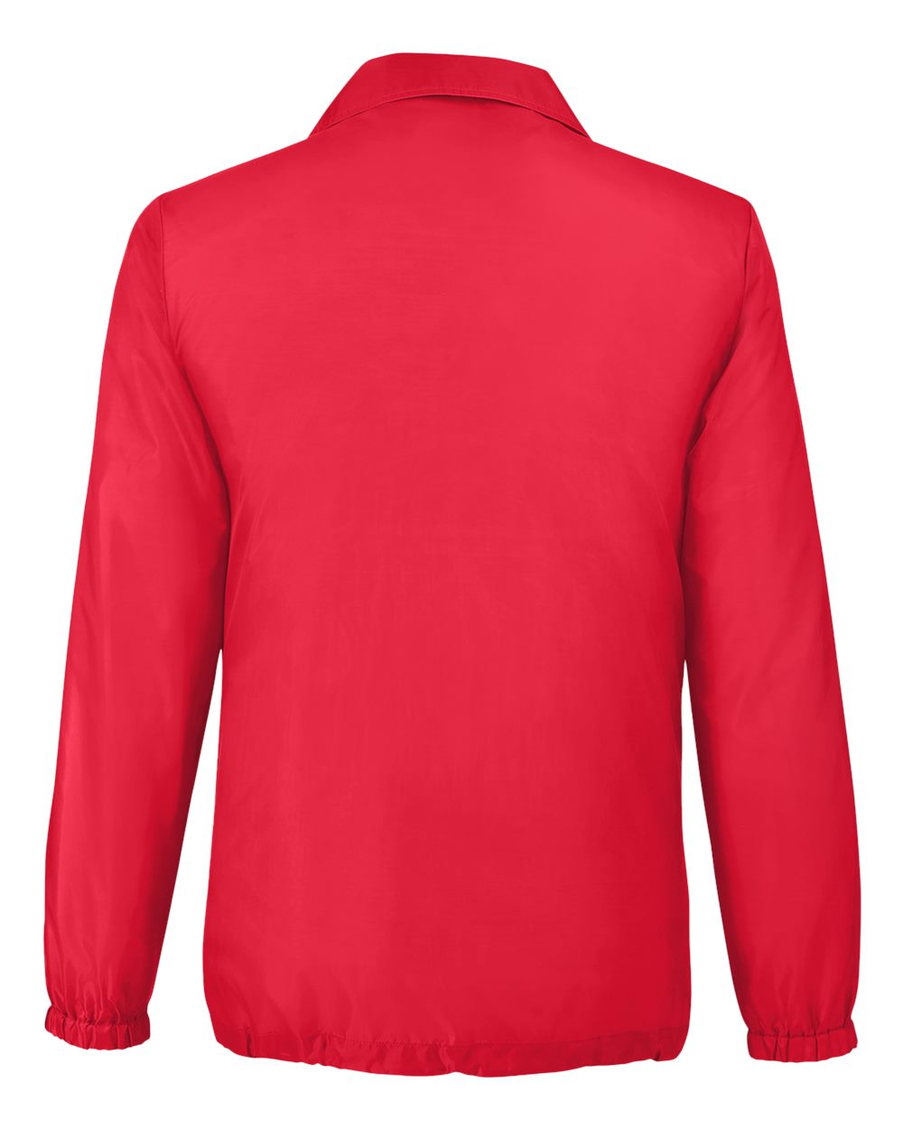 Unisex Zone Protect Coaches Jacket - Back - B732D9703 - Sport Red