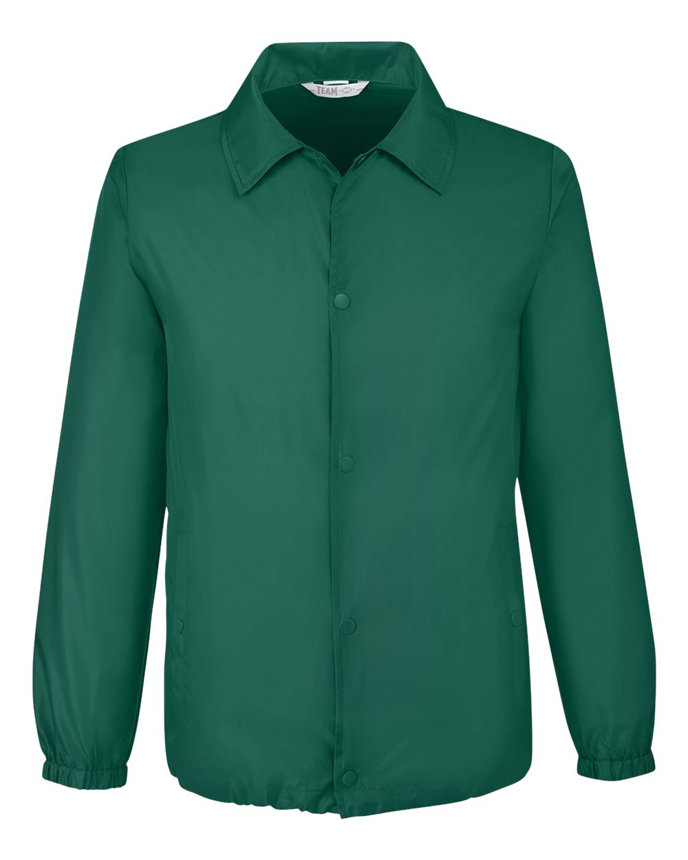 Unisex Zone Protect Coaches Jacket - Front - B732D9072 - Sport Forest
