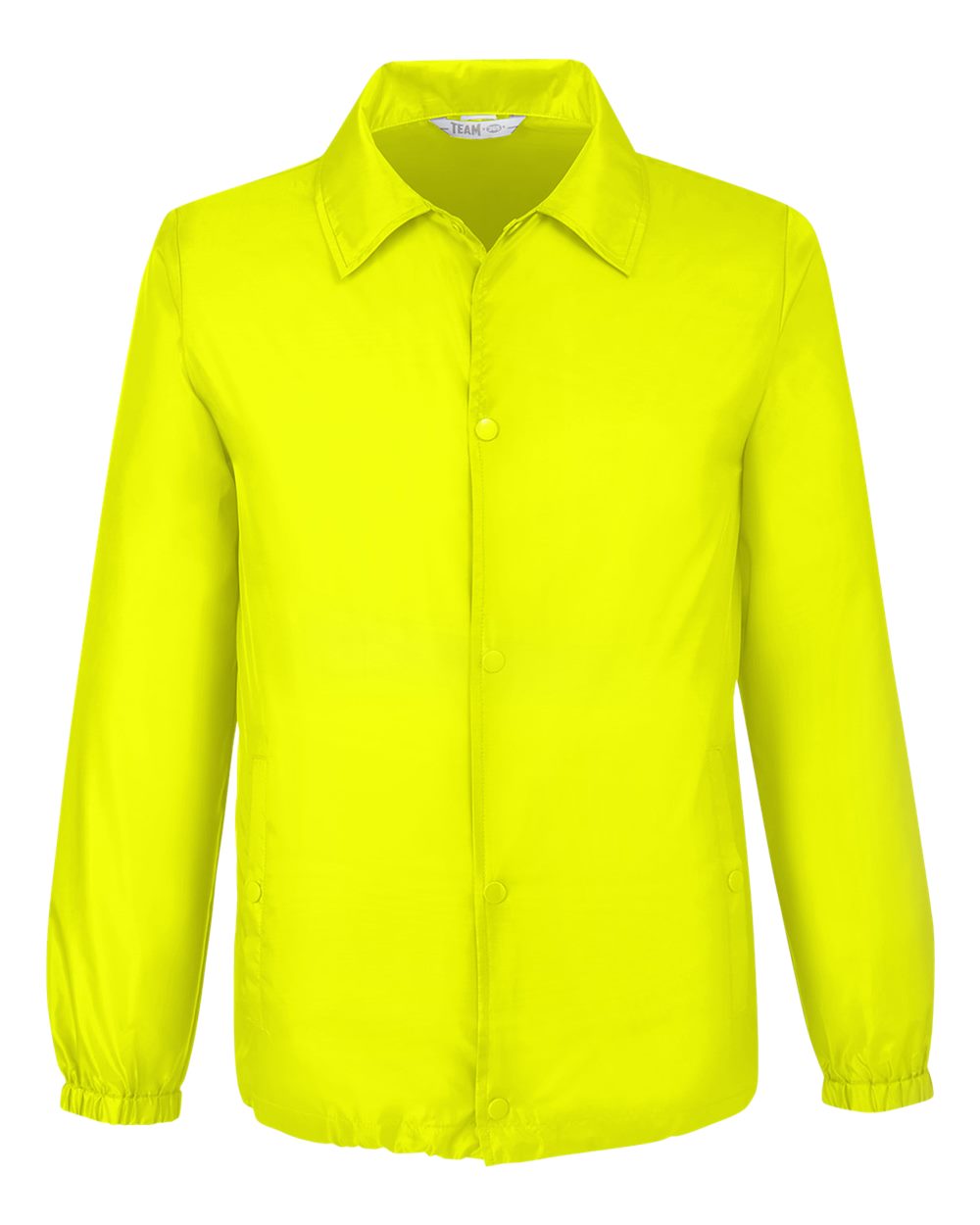 Unisex Zone Protect Coaches Jacket - Front - B732D9172 - Safety Yellow