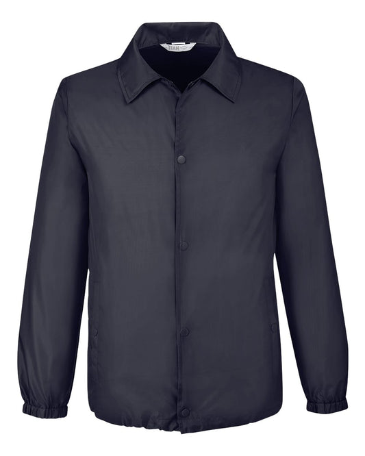 Unisex Zone Protect Coaches Jacket - Front - B732D9502 - Black