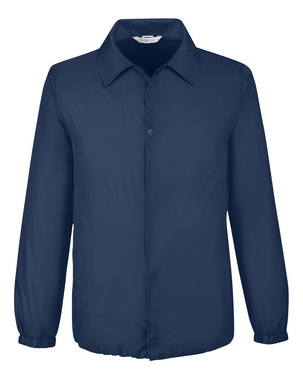 Unisex Zone Protect Coaches Jacket - Front - B732D9652 - Sport Dark Navy