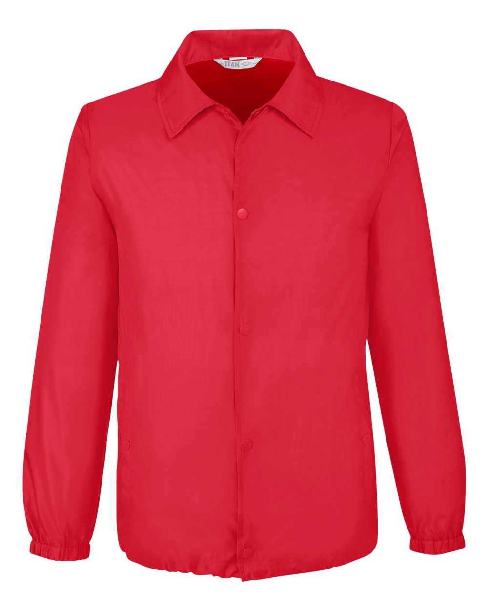 Unisex Zone Protect Coaches Jacket - Front - B732D9703 - Sport Red