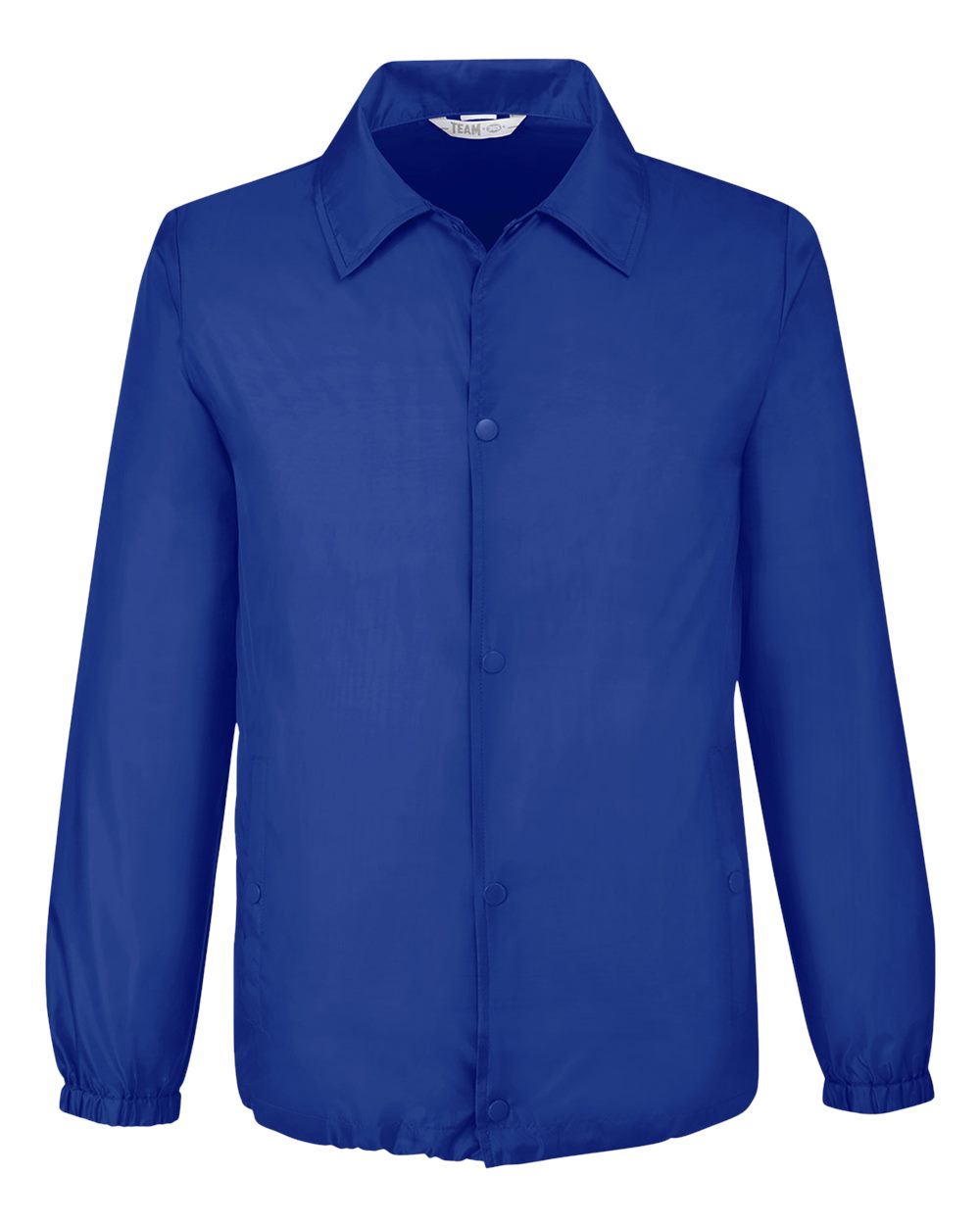 Unisex Zone Protect Coaches Jacket - Front - B732D9752 - Sport Royal