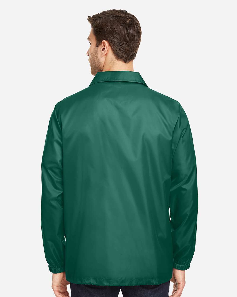 Unisex Zone Protect Coaches Jacket - OnModelBack - B732D9072 - Sport Forest