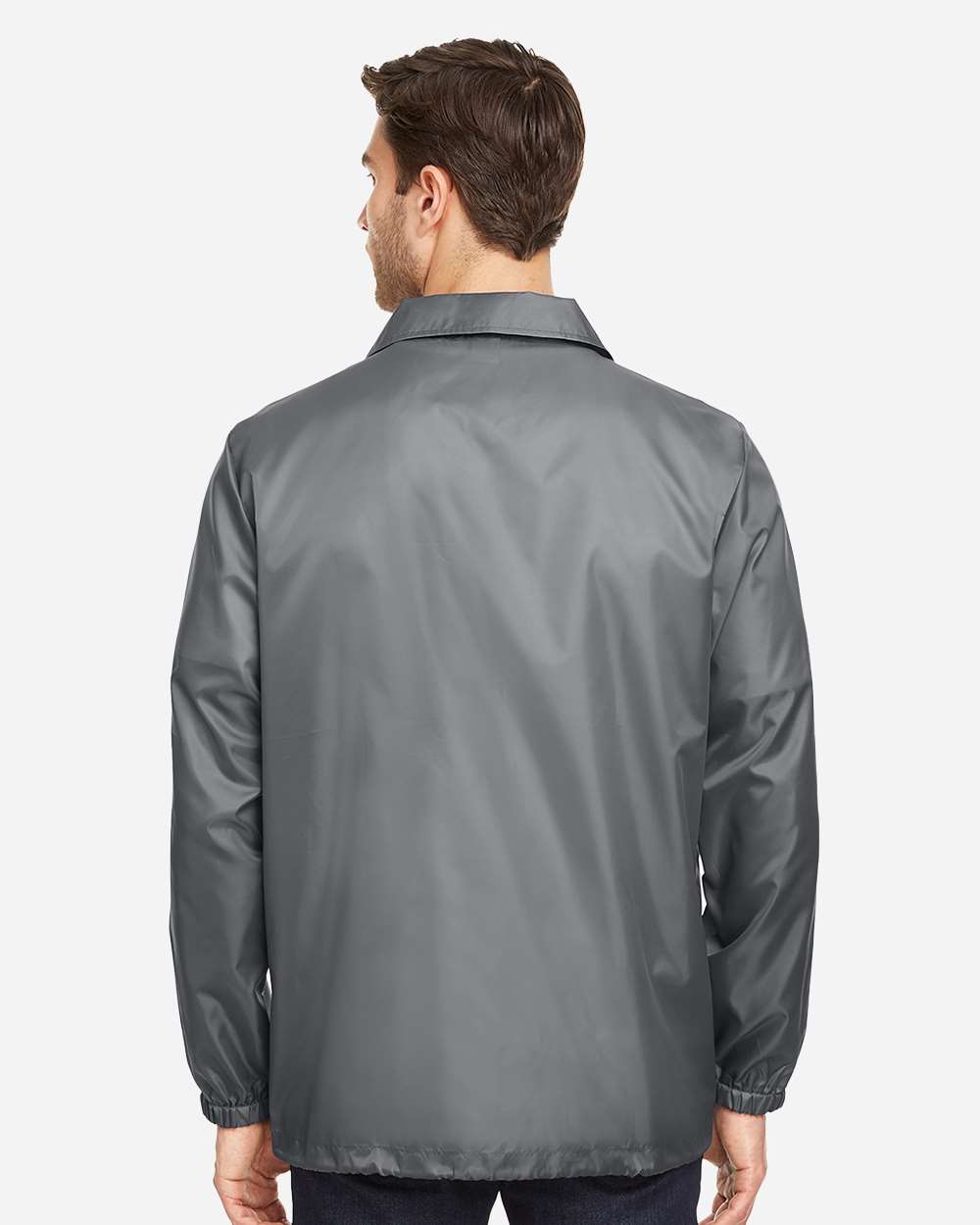 Unisex Zone Protect Coaches Jacket - OnModelBack - B732D9133 - Sport Graphite