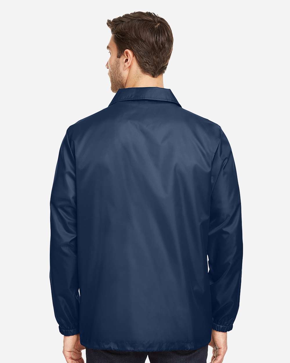 Unisex Zone Protect Coaches Jacket - OnModelBack - B732D9652 - Sport Dark Navy