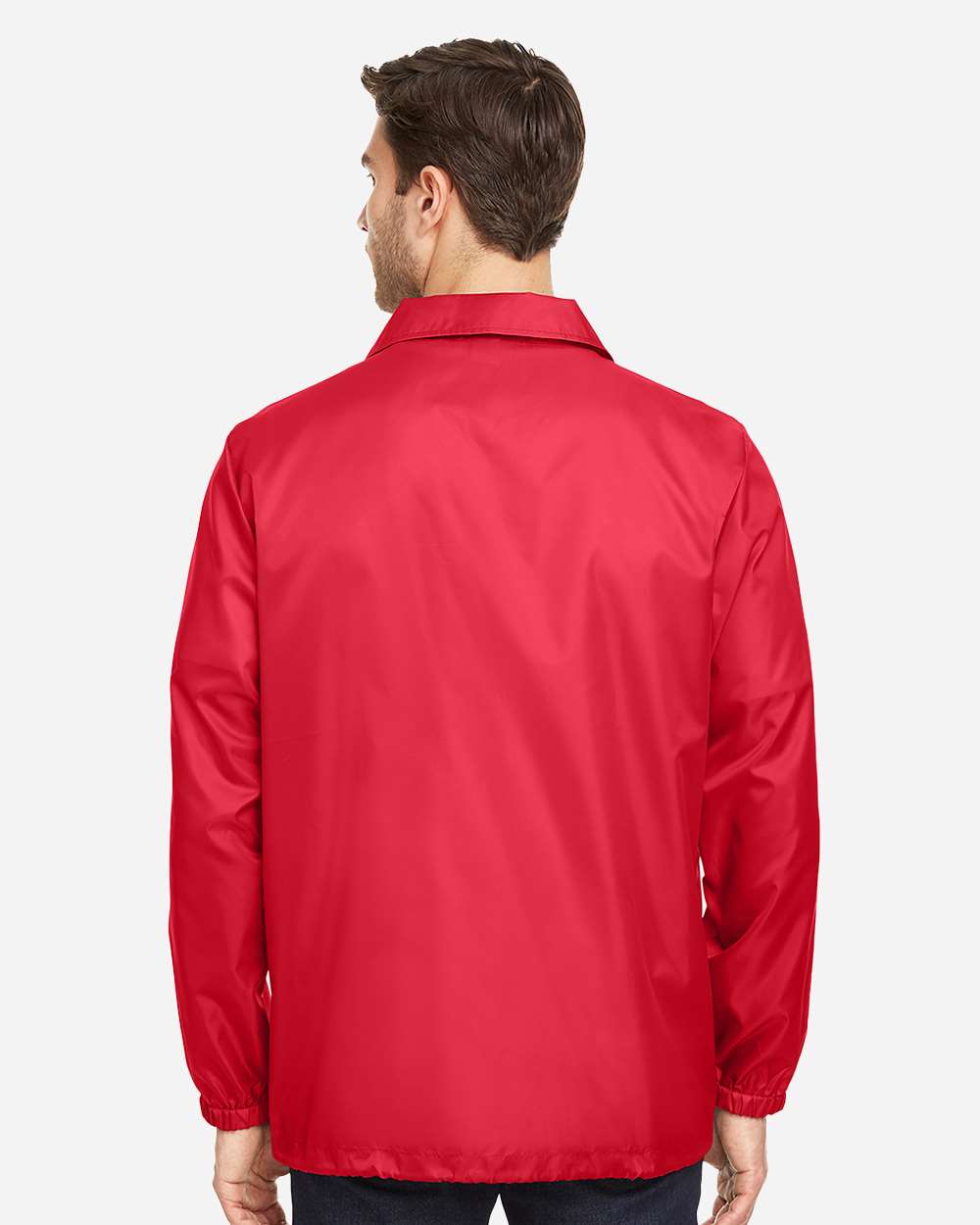 Unisex Zone Protect Coaches Jacket - OnModelBack - B732D9703 - Sport Red