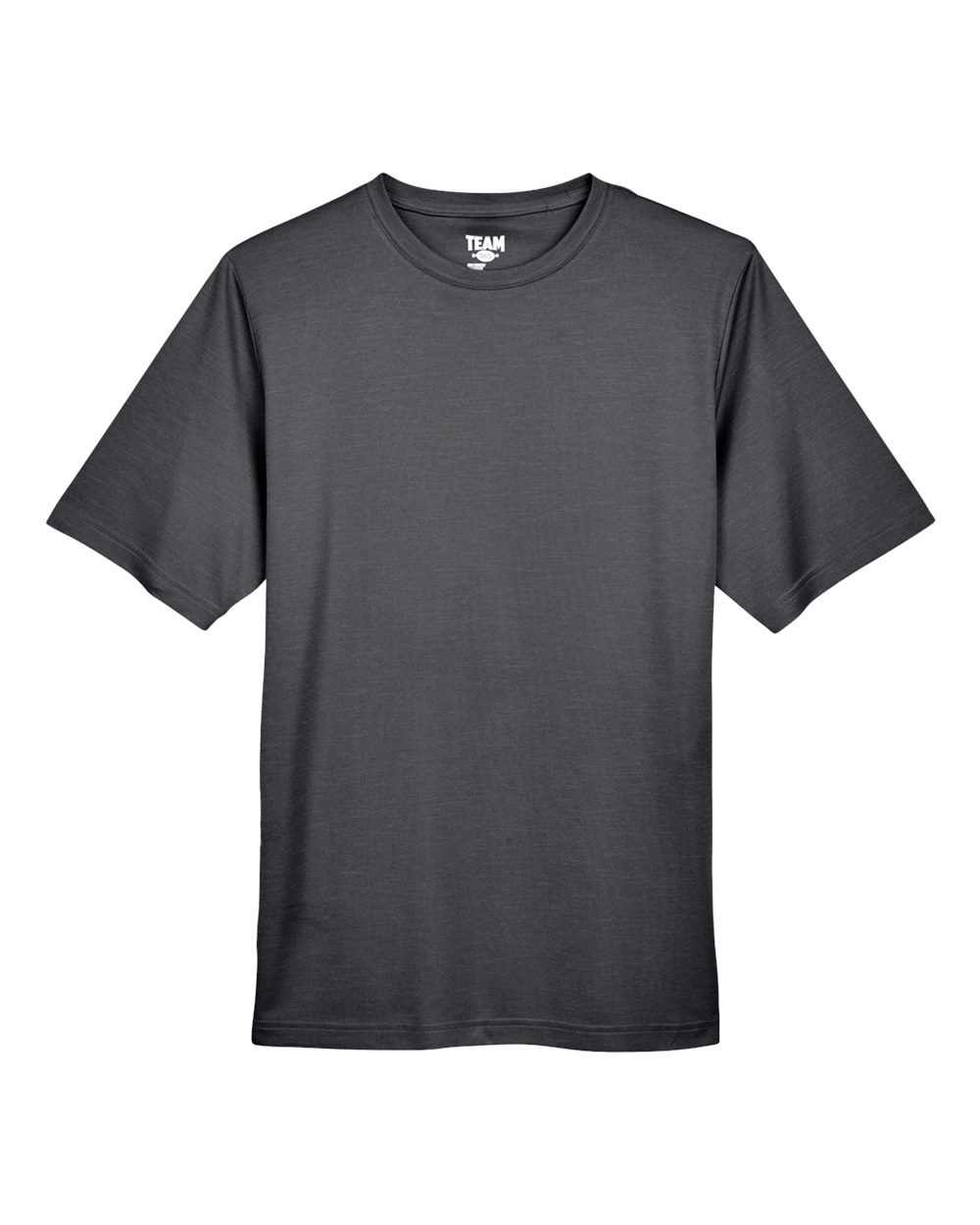 Men's Sonic Heather Performance T-Shirt - Front - B672D9022 - Dark Grey Heather
