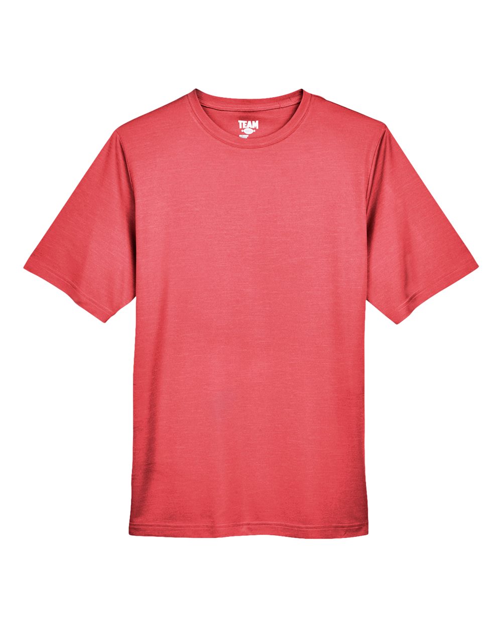 Men's Sonic Heather Performance T-Shirt - Front - B672D9702 - Sport Red Heather