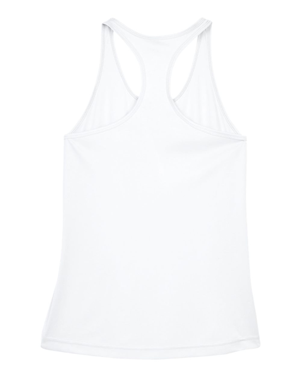 Women's Zone Performance Racerback Tank - Back - B682D9002 - White