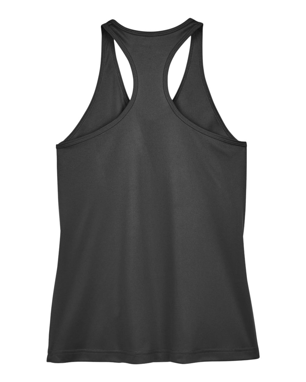 Women's Zone Performance Racerback Tank - Back - B682D9502 - Black