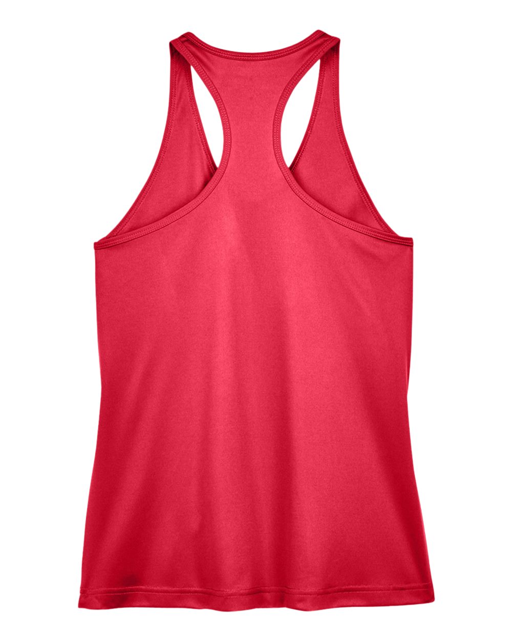 Women's Zone Performance Racerback Tank - Back - B682D9702 - Sport Red