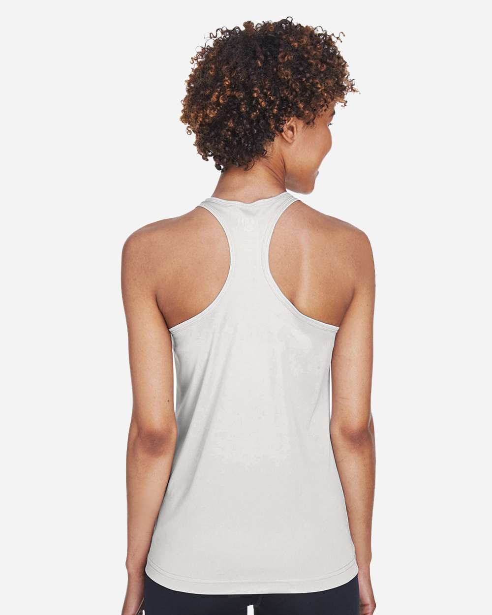Women's Zone Performance Racerback Tank - OnModelBack - B682D9352 - Sport Silver