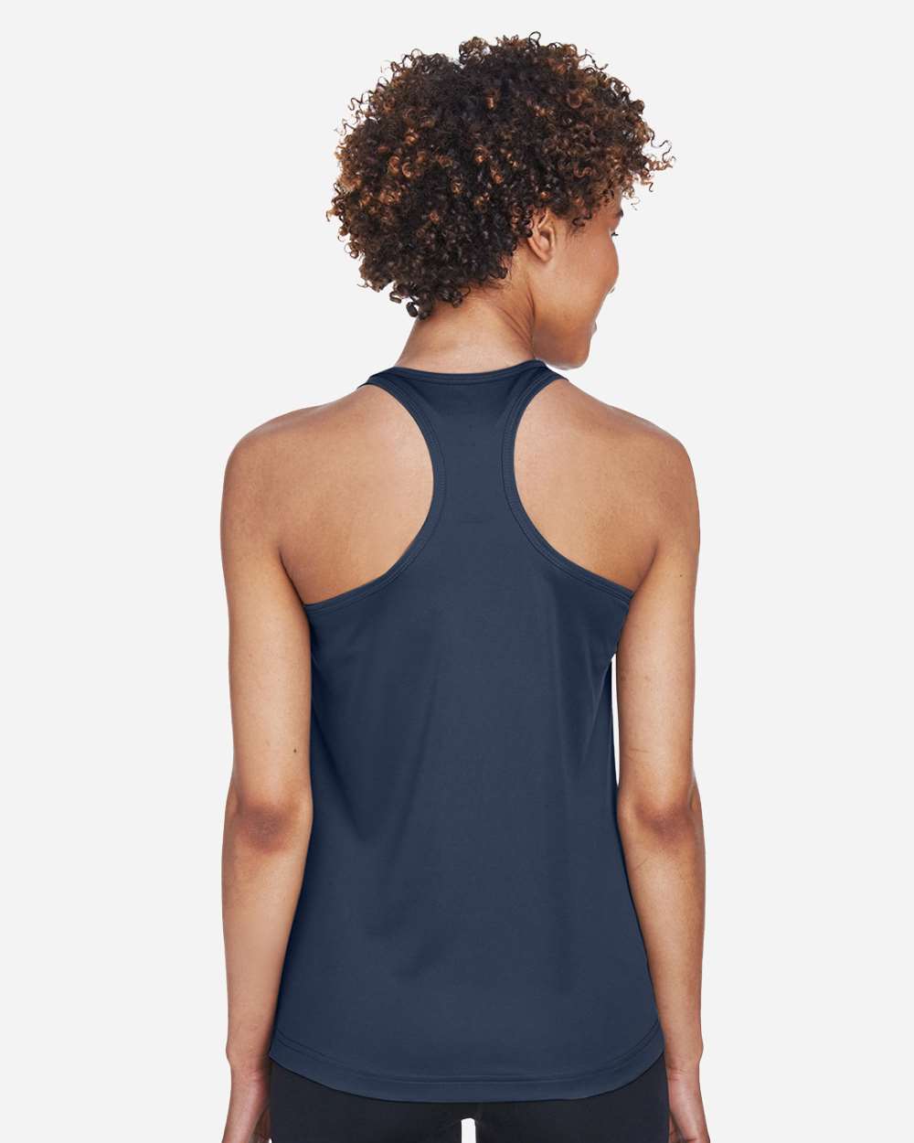 Women's Zone Performance Racerback Tank - OnModelBack - B682D9652 - Sport Dark Navy
