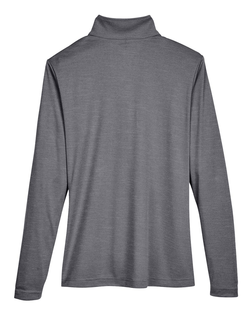 Women's Zone Sonic Heather Performance Quarter-Zip Pullover - Back - B702D9022 - Dark Grey Heather