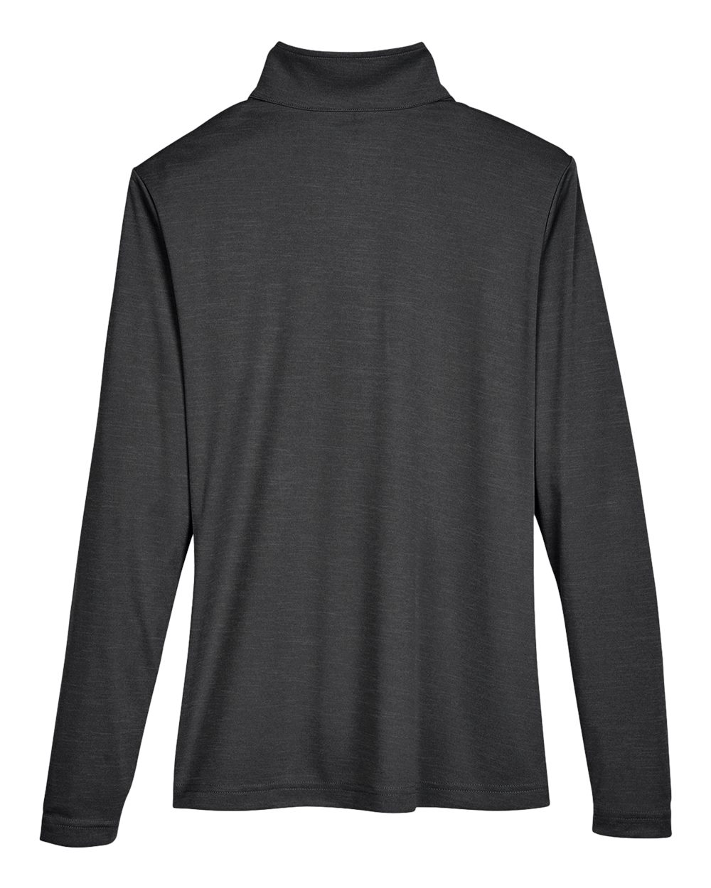 Women's Zone Sonic Heather Performance Quarter-Zip Pullover - Back - B702D9502 - Black Heather