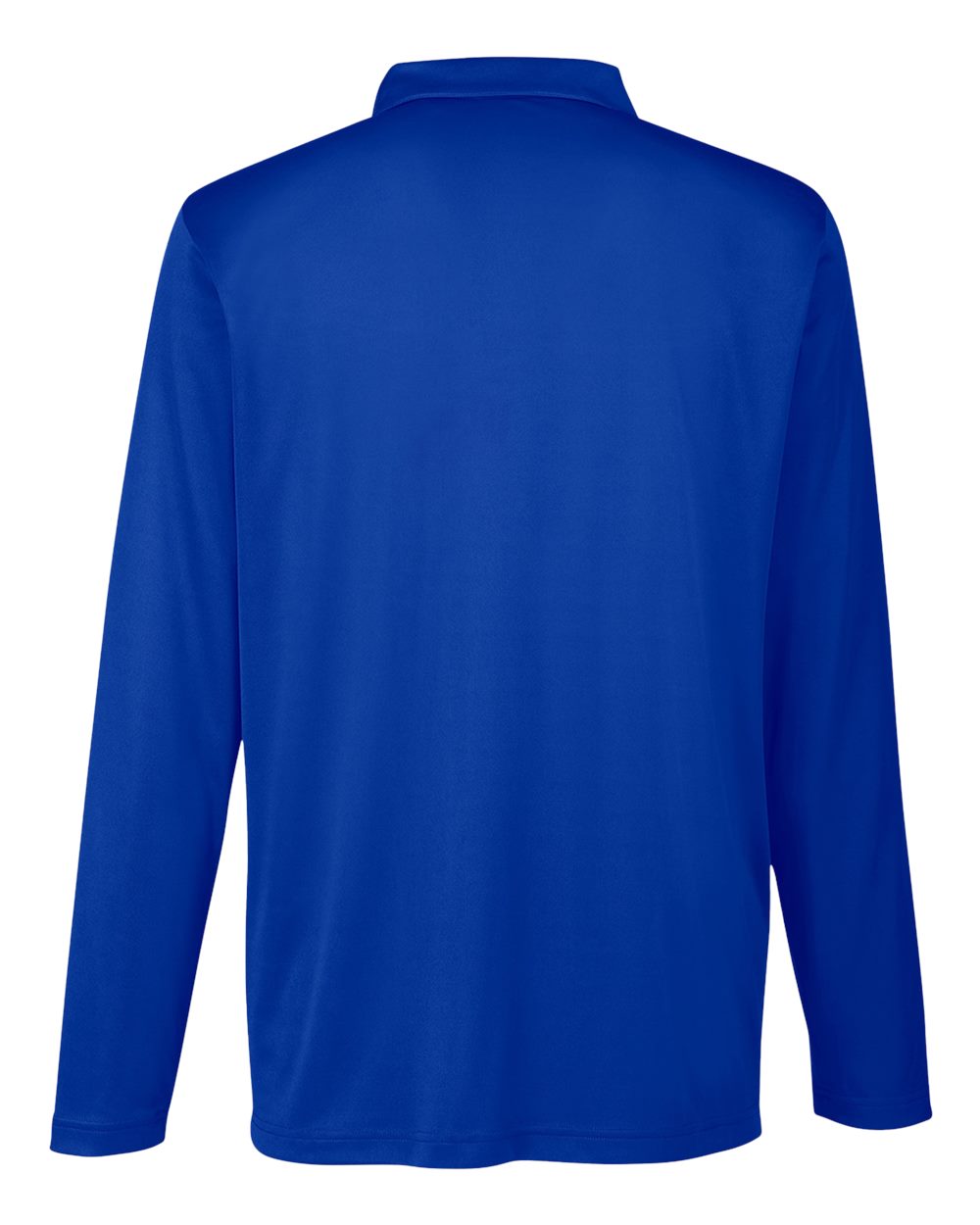 Men's Zone Performance Long Sleeve Polo - Back - B720D9752 - Sport Royal