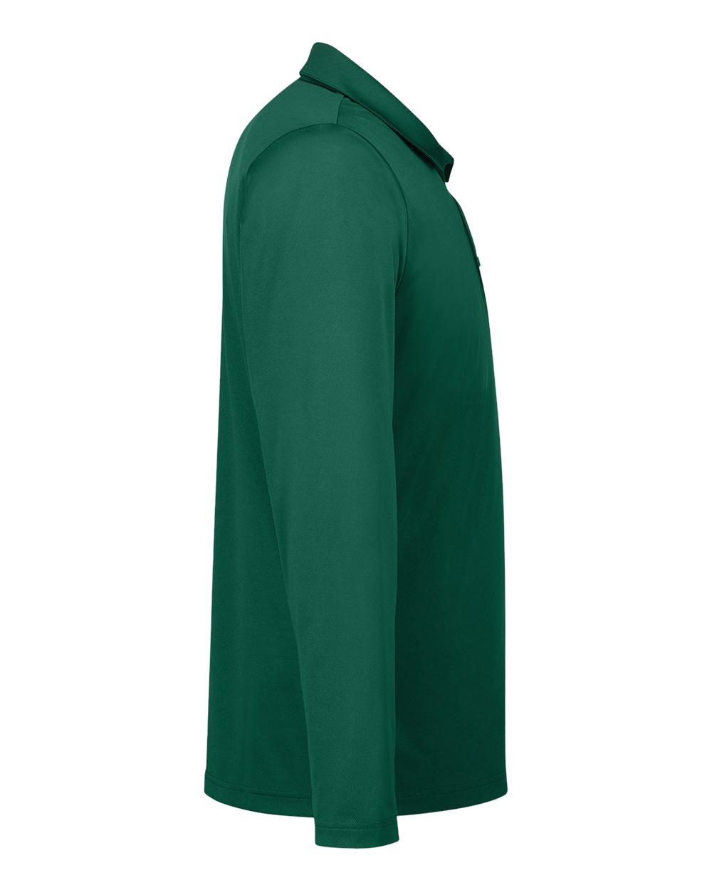 Men's Zone Performance Long Sleeve Polo - DirectSide - B720D9072 - Sport Forest