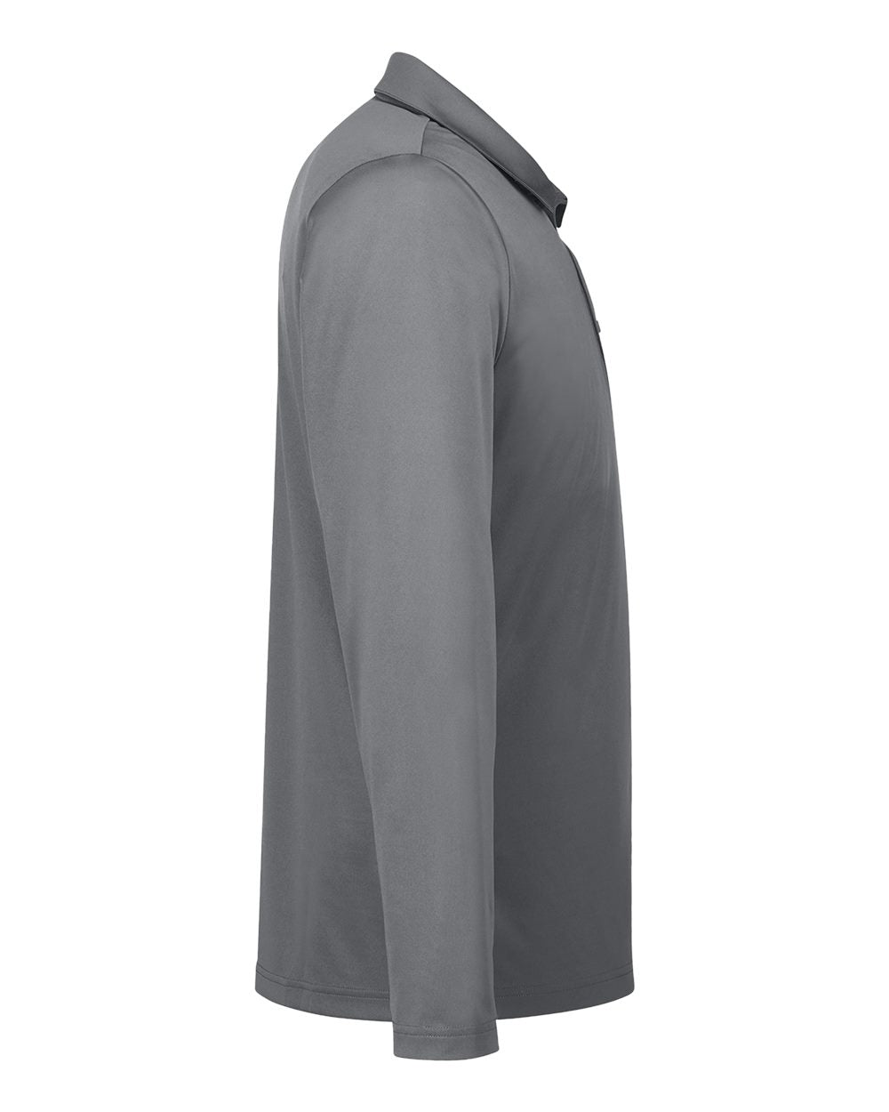 Men's Zone Performance Long Sleeve Polo - DirectSide - B720D9132 - Sport Graphite