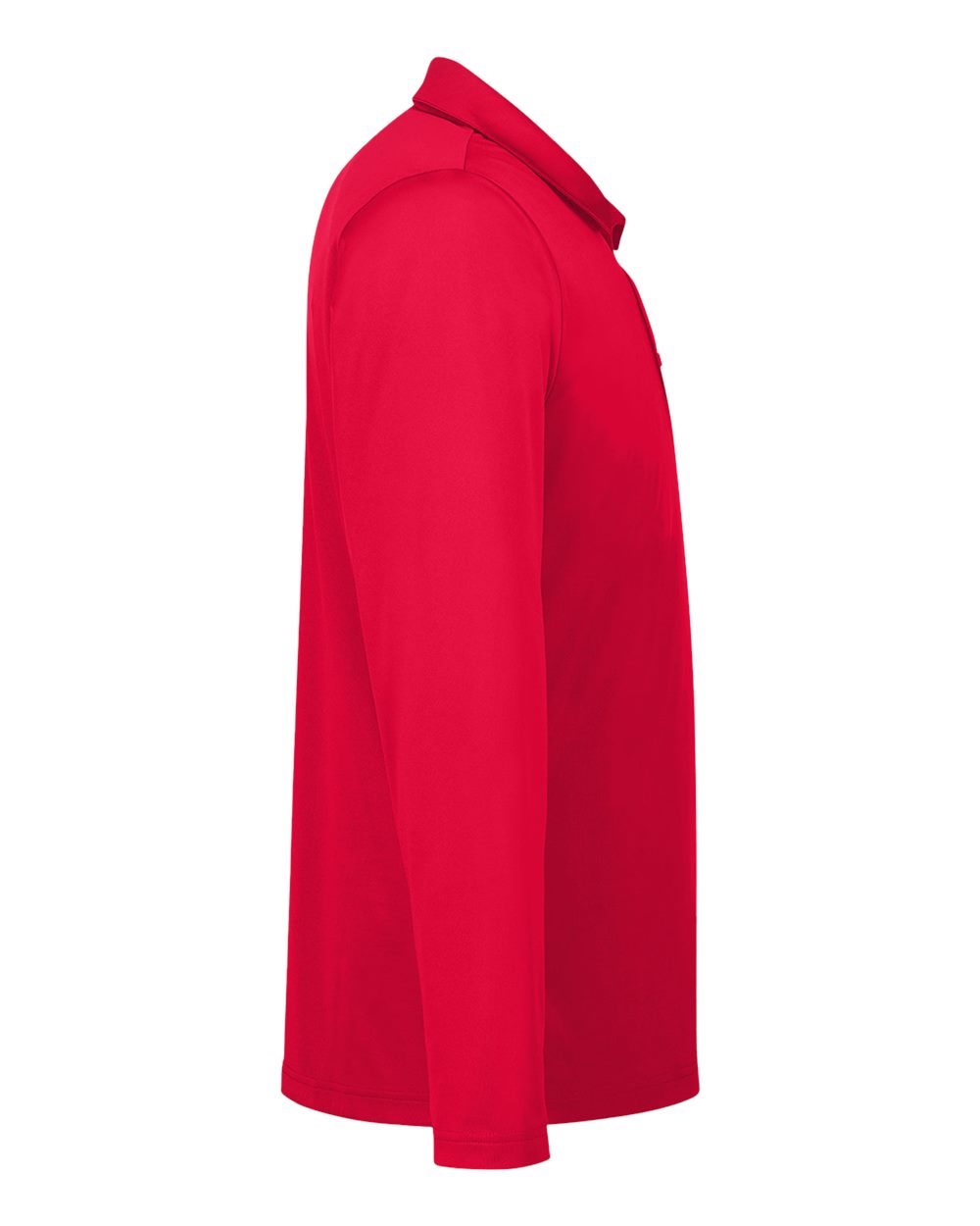 Men's Zone Performance Long Sleeve Polo - DirectSide - B720D9702 - Sport Red