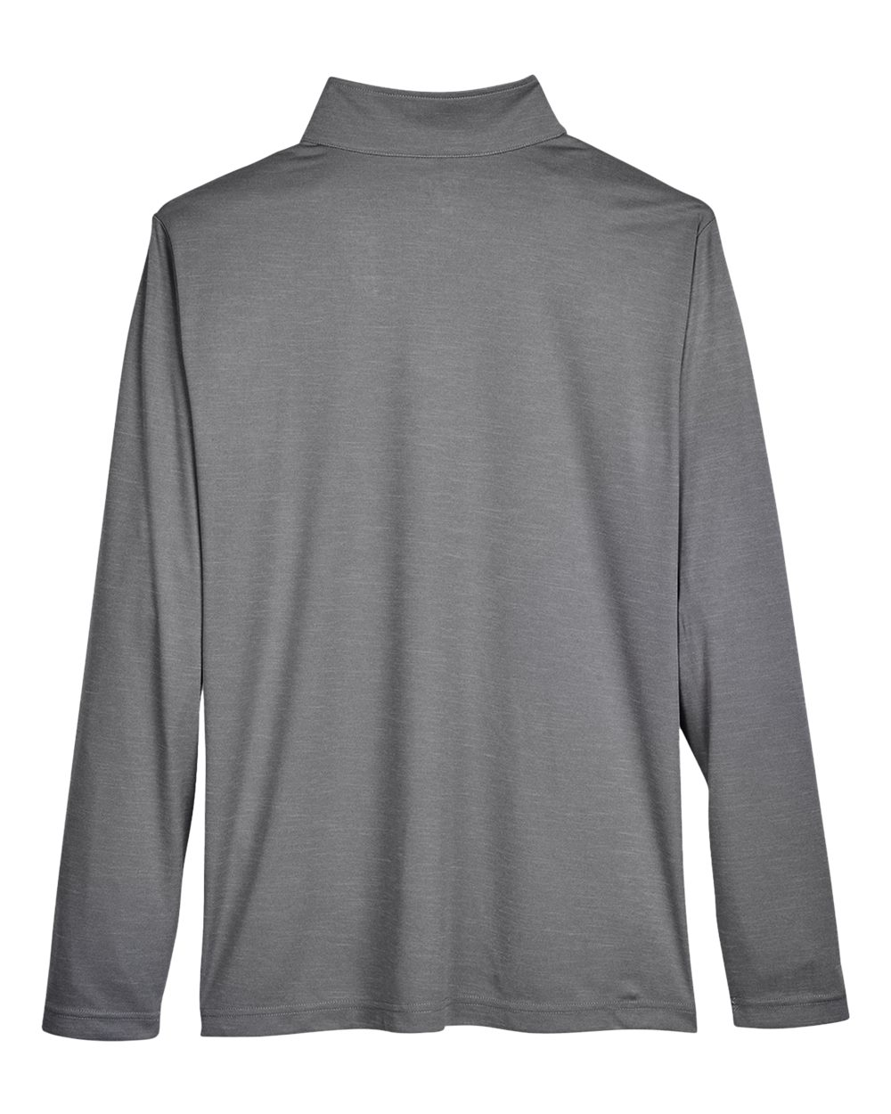 Men's Zone Sonic Heather Performance Quarter-Zip Pullover - Back - B701D9022 - Dark Grey Heather
