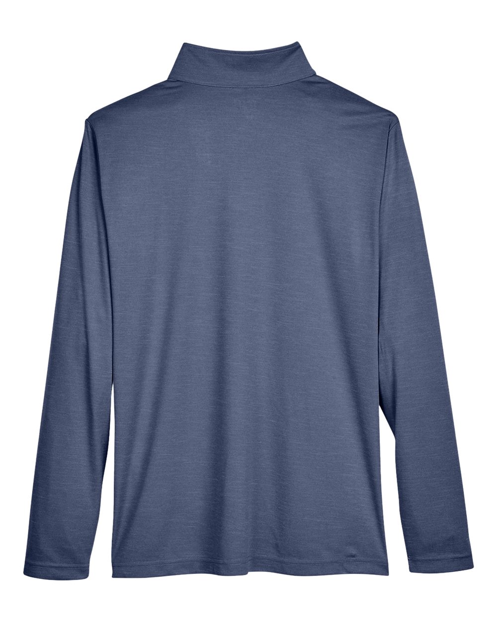 Men's Zone Sonic Heather Performance Quarter-Zip Pullover - Back - B701D9652 - Sport Dark Navy Heather