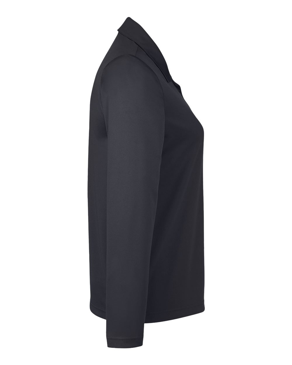Women's Zone Performance Long Sleeve Polo - DirectSide - B721D9505 - Black
