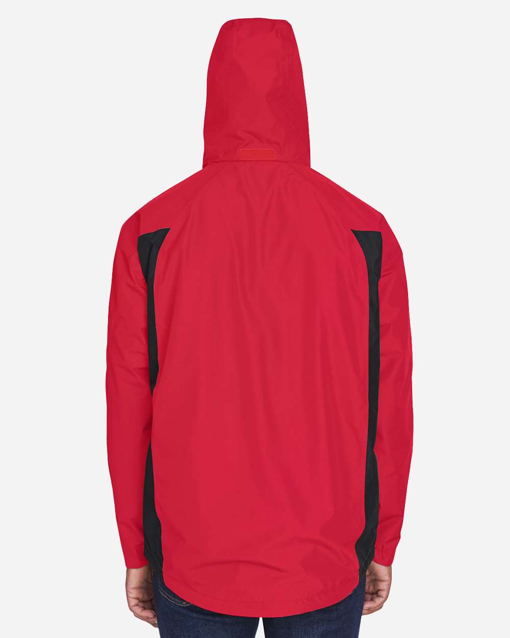 Men's Dominator Waterproof Jacket - OnModelBack - B746D9705 - Sport Red