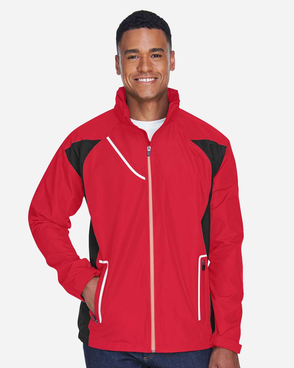 Men's Dominator Waterproof Jacket - OnModelFront - B746D9705 - Sport Red
