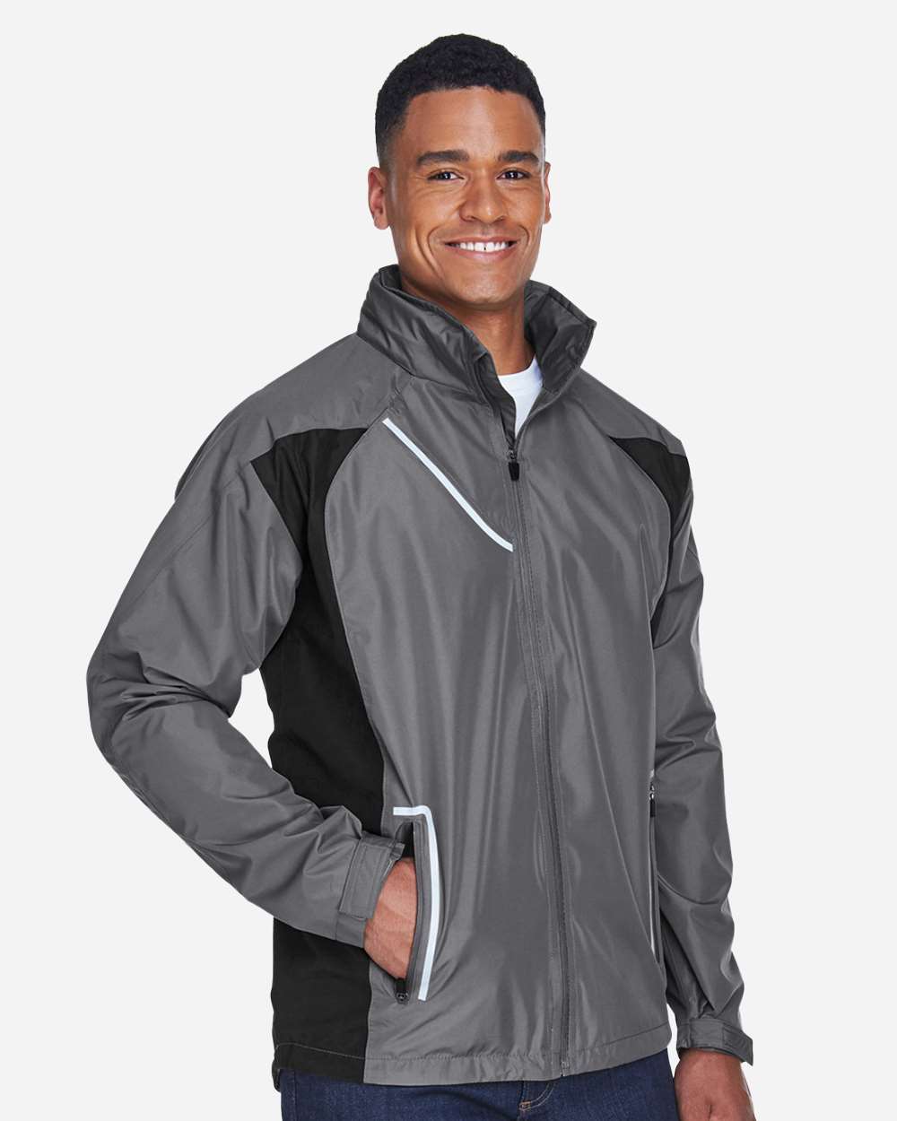 Men's Dominator Waterproof Jacket - OnModelSide - B746D9132 - Sport Graphite
