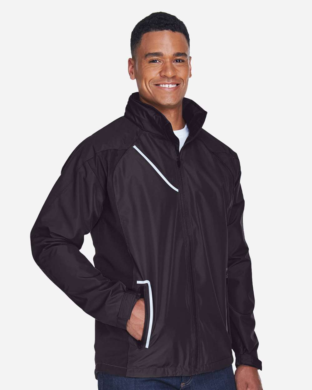 Men's Dominator Waterproof Jacket - OnModelSide - B746D9502 - Black