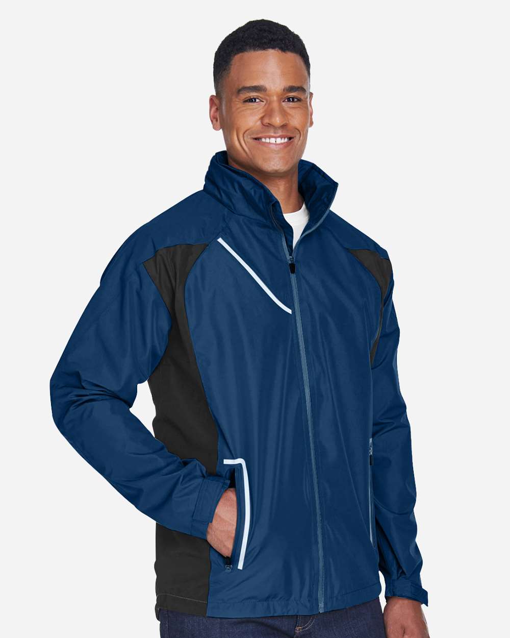 Men's Dominator Waterproof Jacket - OnModelSide - B746D9652 - Sport Dark Navy