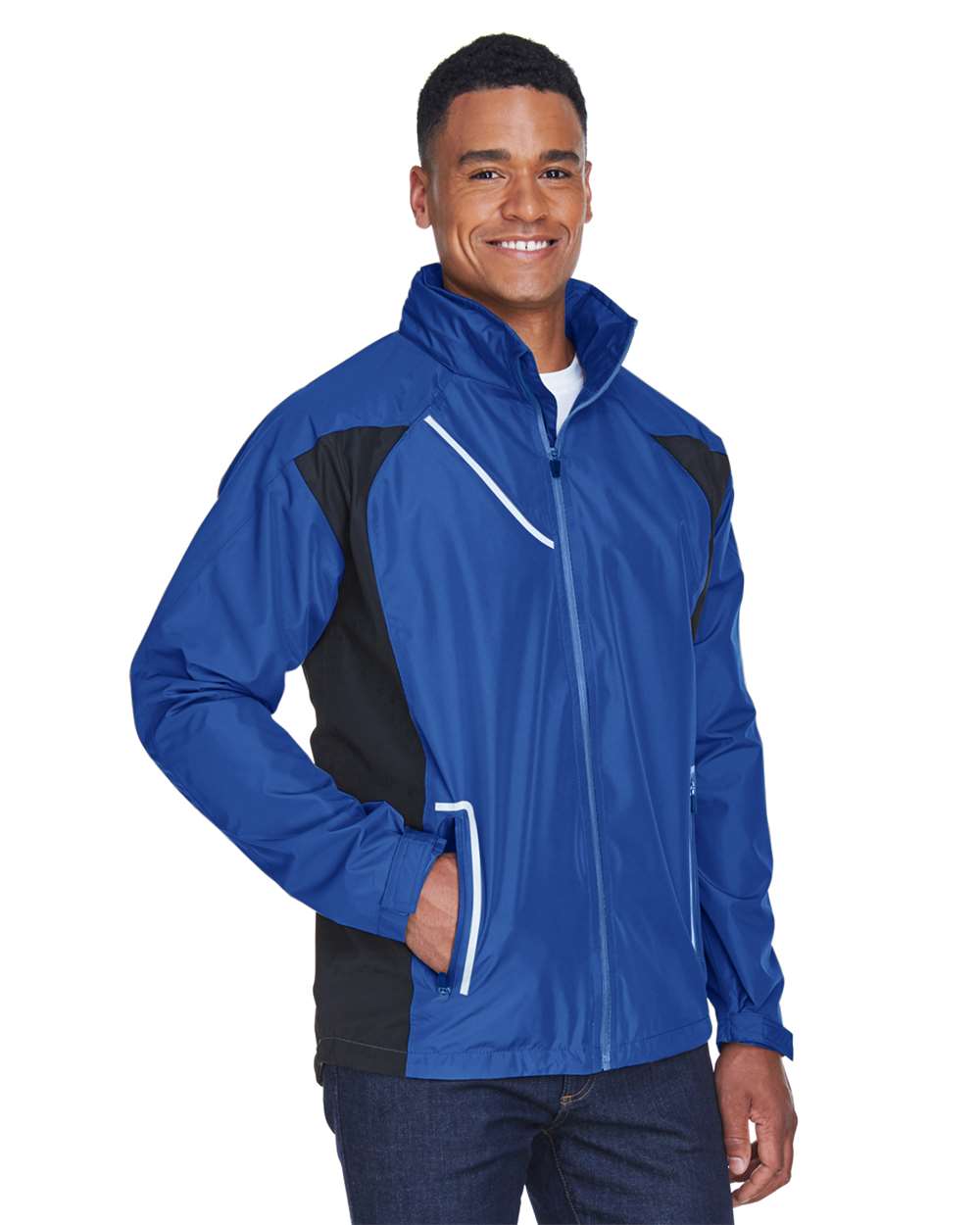 Men's Dominator Waterproof Jacket - OnModelSide - B746D9752 - Sport Royal