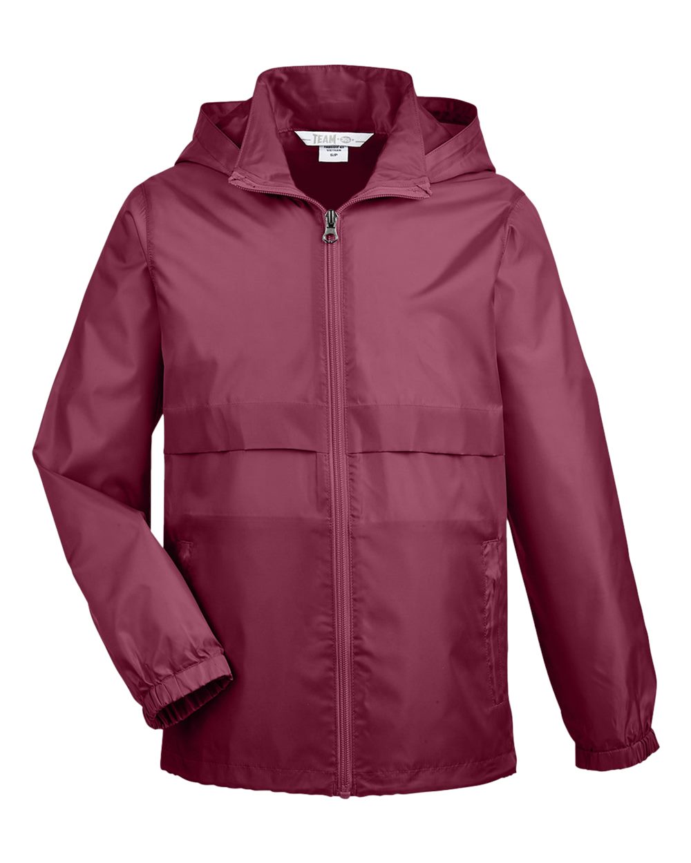 Youth Zone Protect Lightweight Jacket - Front - B730D9533 - Sport Maroon